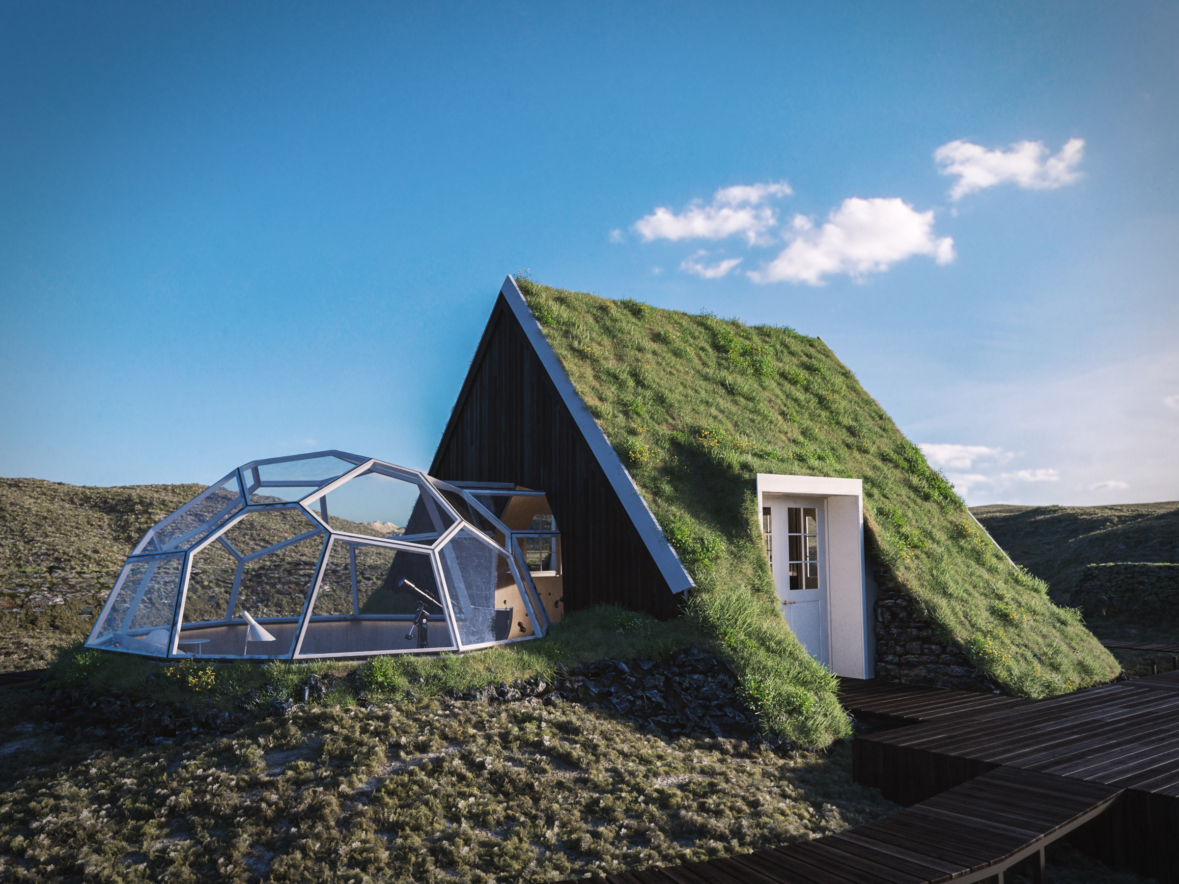 Alternative dome complex layout option