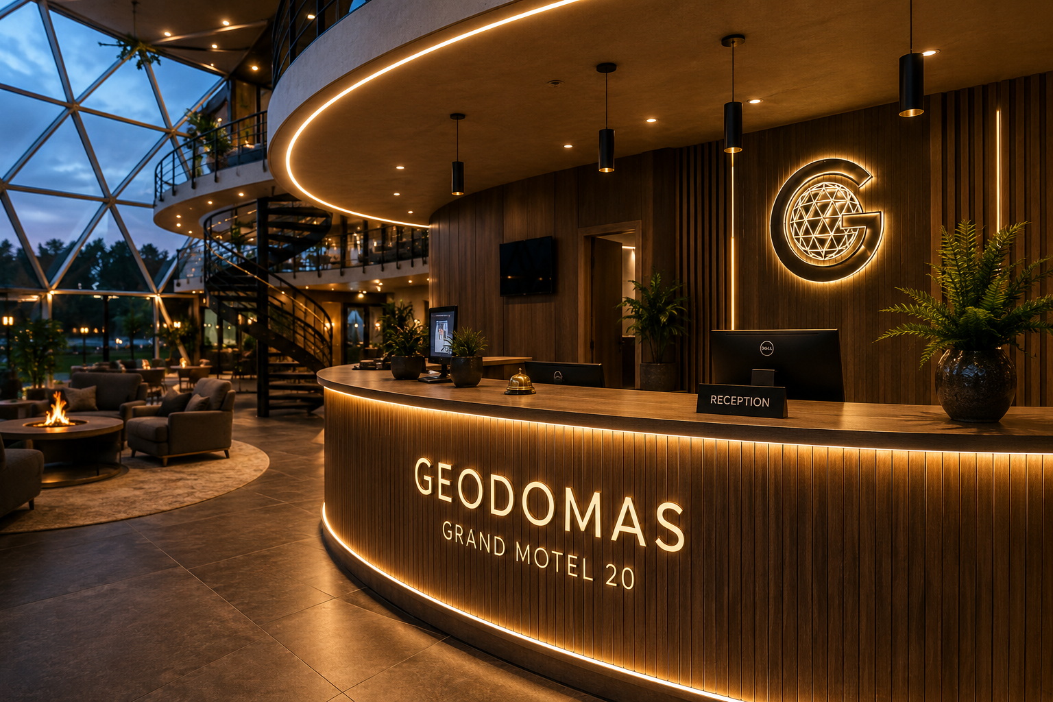 GEODOMAS glamping complex visualisation 6
