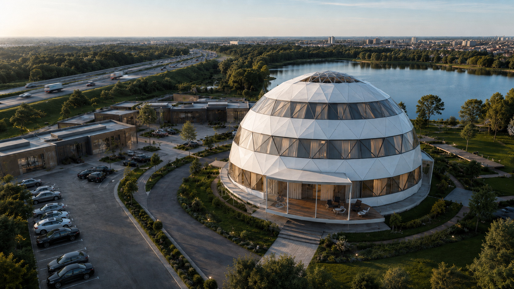 GEODOMAS glamping complex visualisation 1