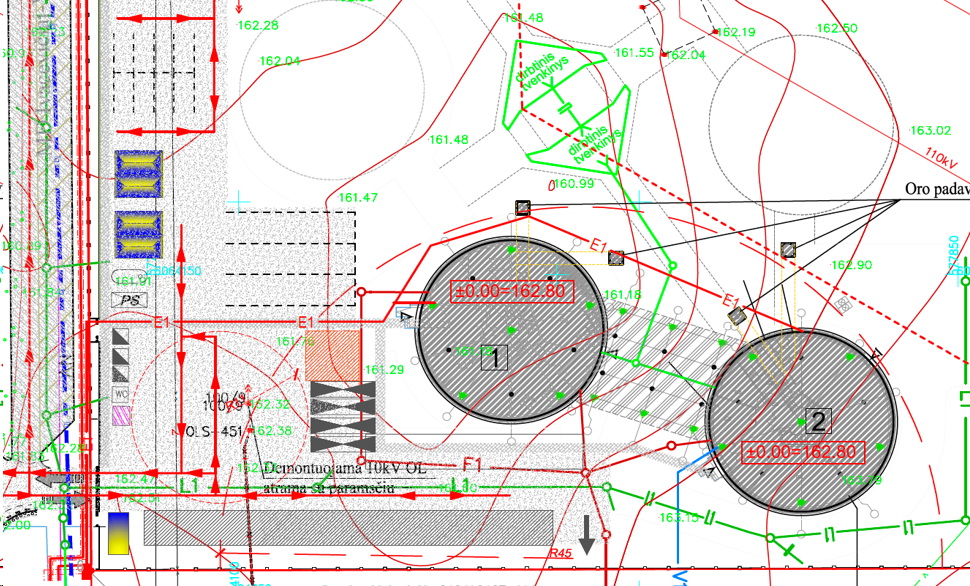 Dome complex layout diagram