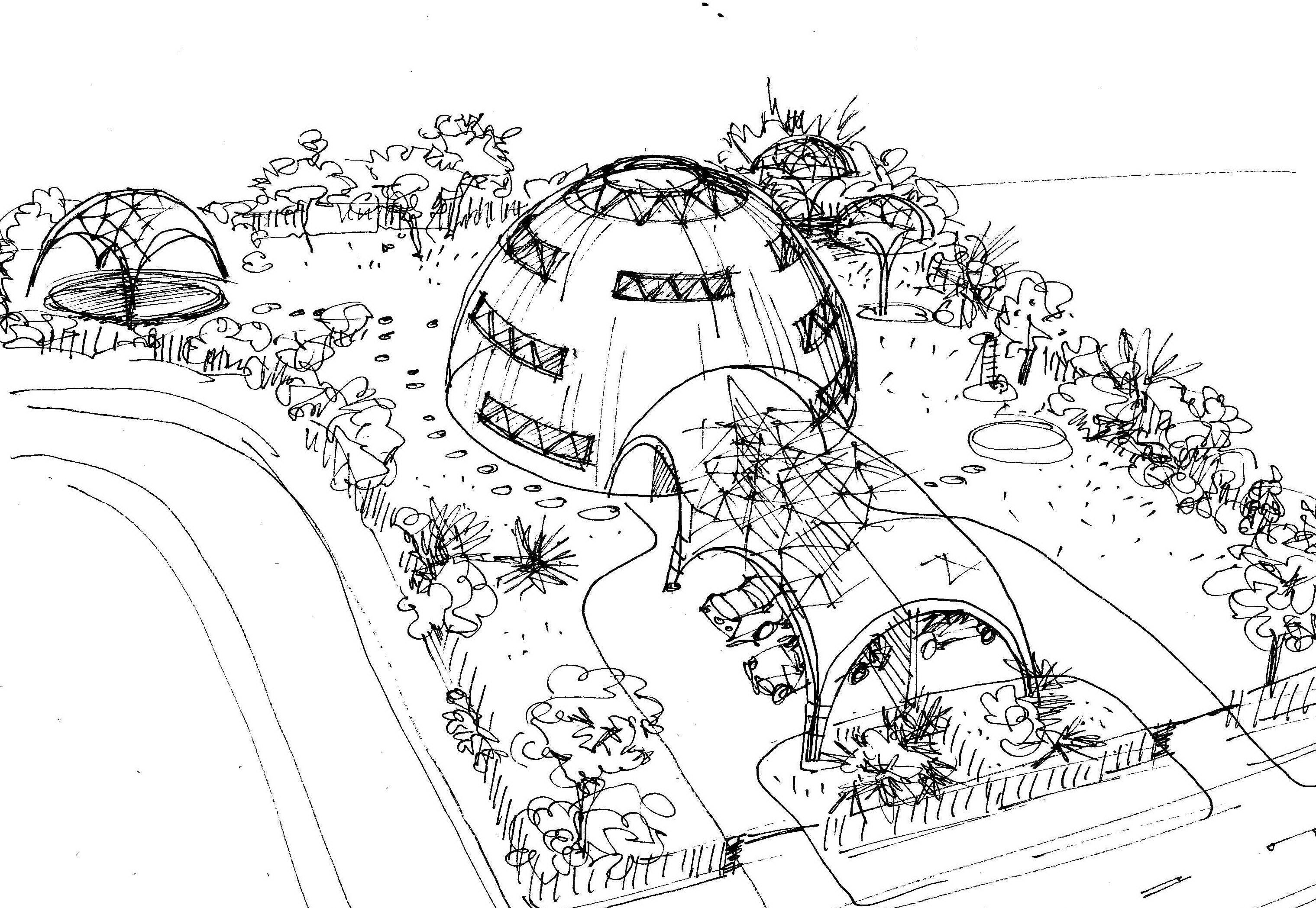 Dome complex planning diagram
